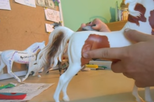 Removing Black Marks on Your White Breyer Horses