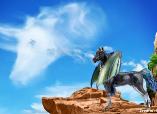 Merlin Dragon Horse Model Merlin Breyer Dragon Horse