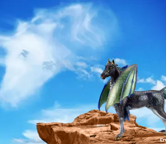 Merlin Dragon Horse Model Merlin Breyer Dragon Horse